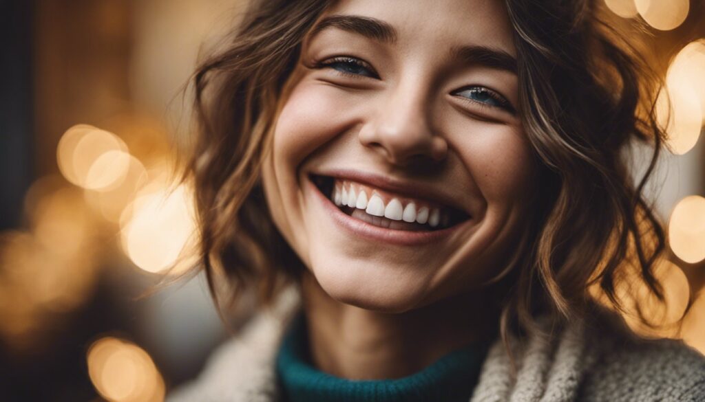 happy face woman