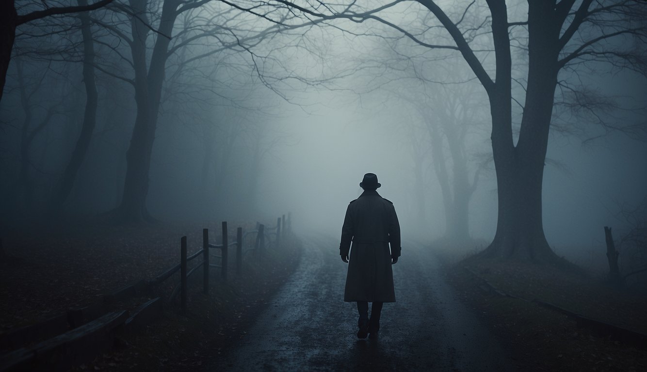 Quick Ben's nightmare: swirling mist, shadowy figures, and a looming sense of dread