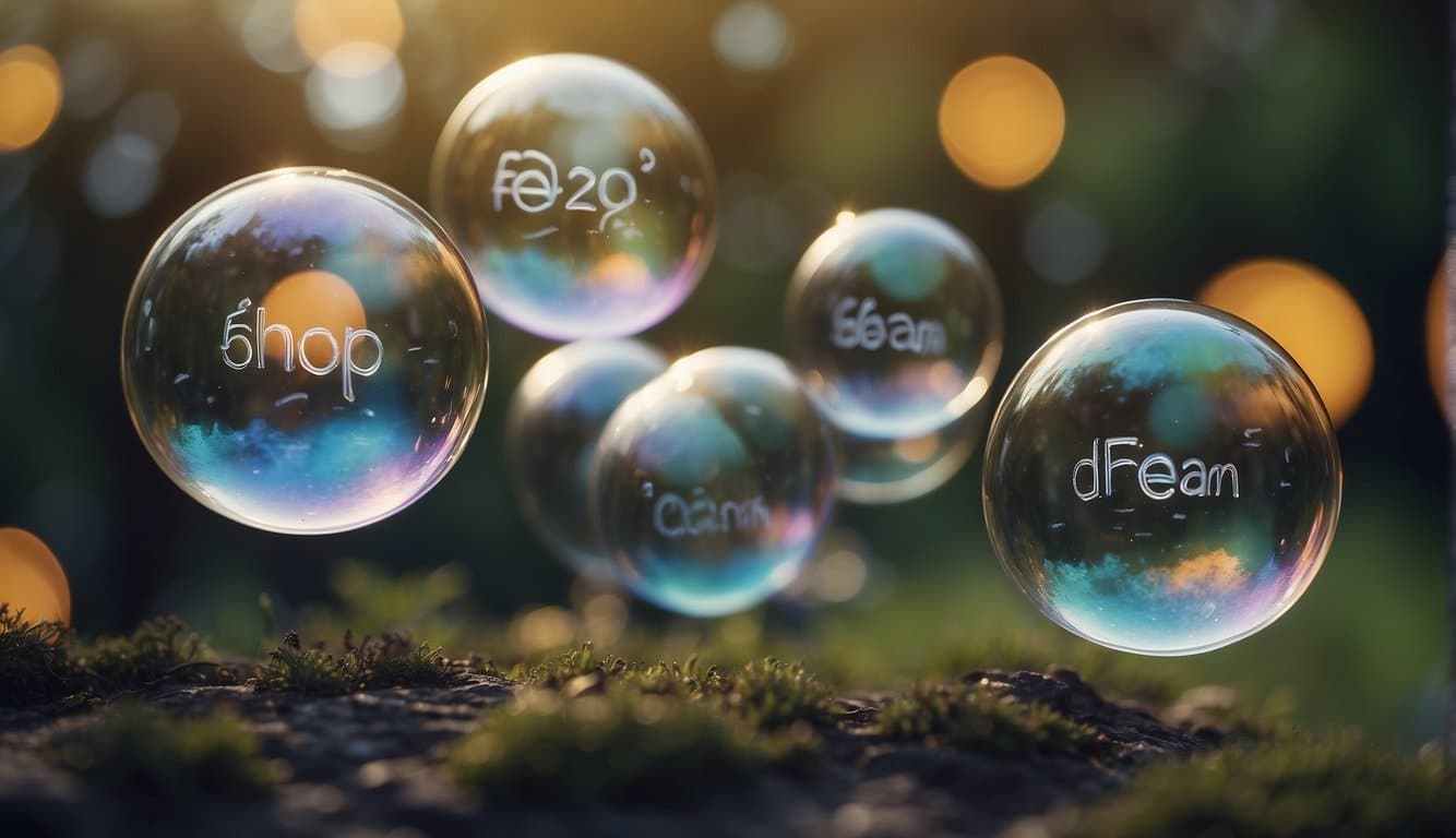 Tehol Beddict's dream bubble with floating FAQ symbols